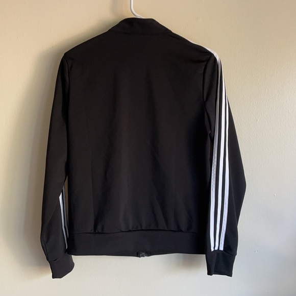 adidas Track Jacket in Black / White NWOT - Picture 2 of 3